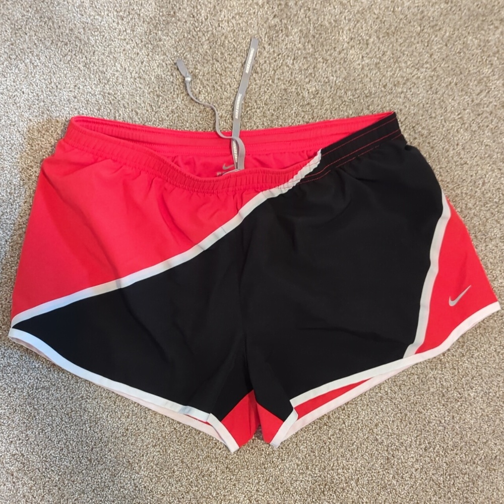 Nike Dri-Fit Red & Black with white details M